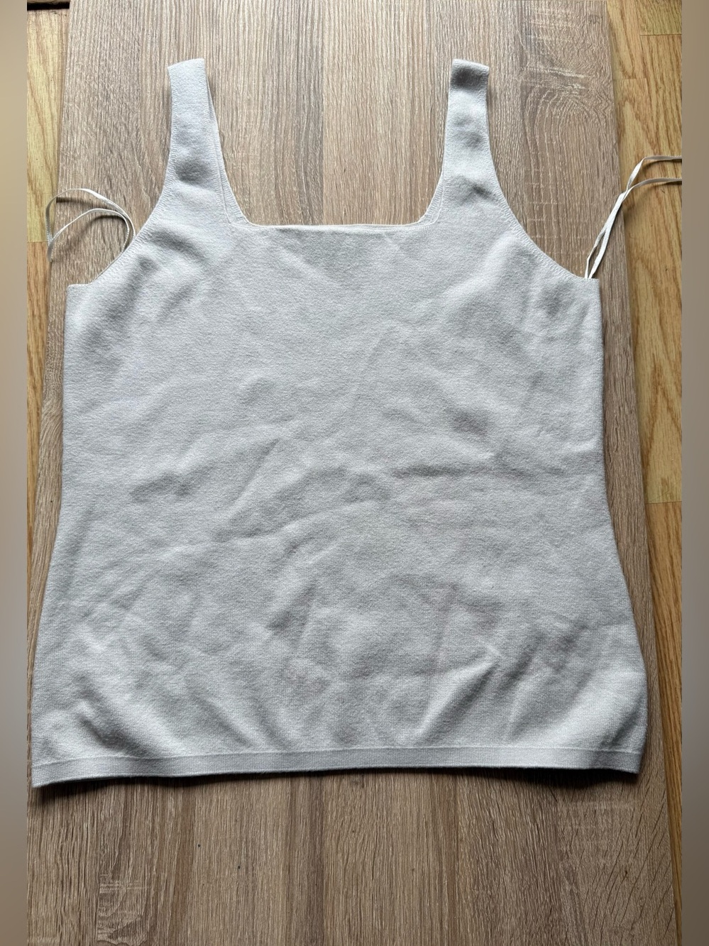 Banana Republic Cream Square Neck Tank Top Size M